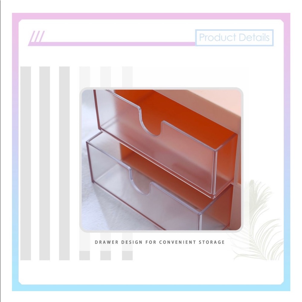 Miniso Two-Layer Drawer Storage Box - Picture 7 of 8